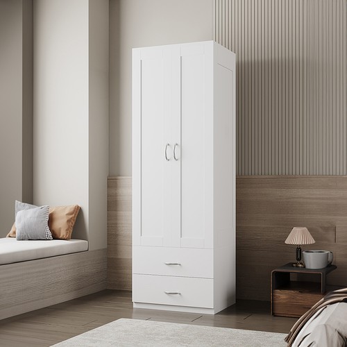 Wooden door wardrobe with - wardrobe,