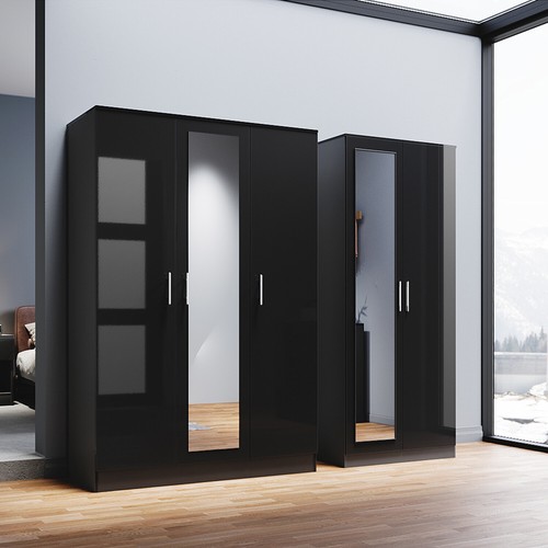 High gloss door wardrobe - gloss,
