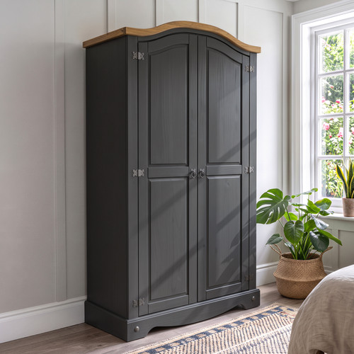 Corona wardrobe charcoal - charcoal, 2