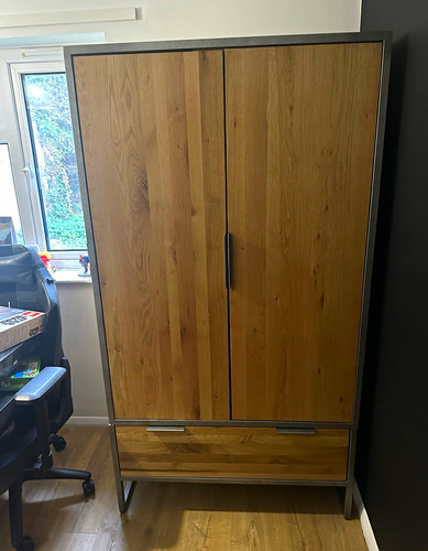 Wardrobe oak door - wardrobe,