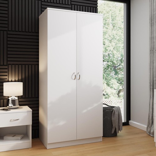 Matt white door wardrobe - matt,