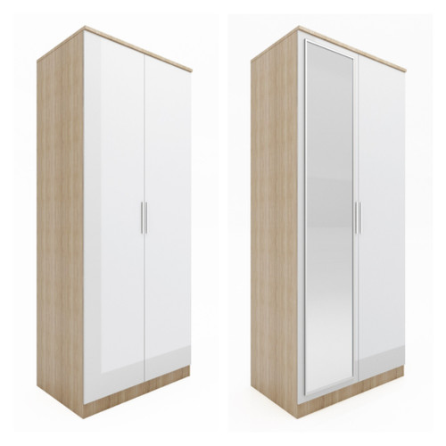 High gloss door mirror - high,