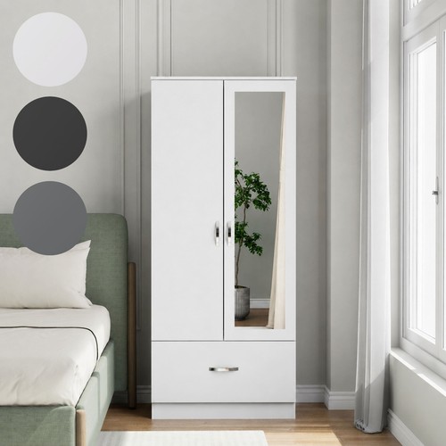 Wooden door wardrobe with - wardrobe,