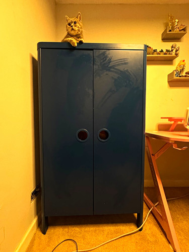 Blue freestanding door - blue,