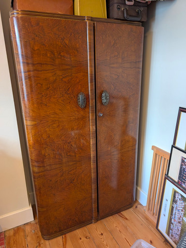 Midcentury freestanding wooden - midcentury,