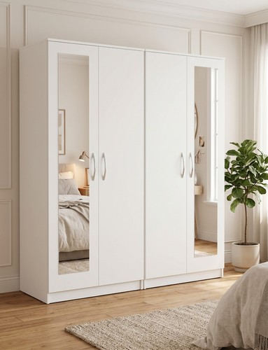 Ready assembled white door - assembled,