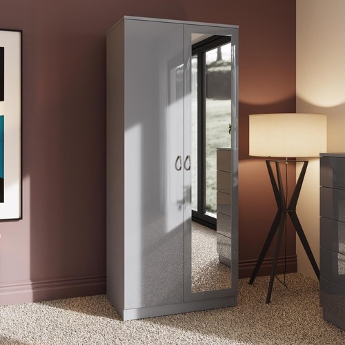 Grey high gloss - gloss, 2