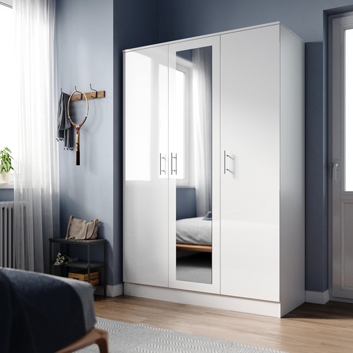 White high gloss - white, triple