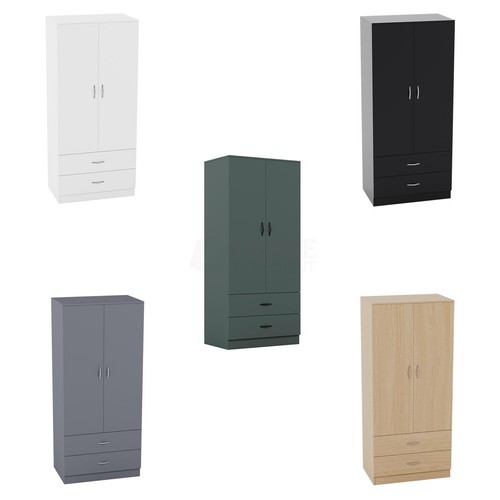 Modern wooden wardrobe - modern, door