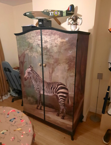 Freestanding wardrobe brown - wardrobe,
