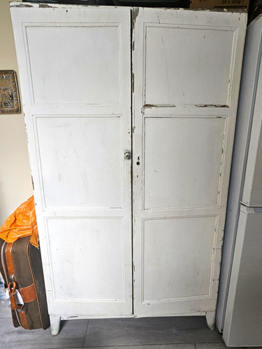 Wooden freestanding wardrobe - wooden,