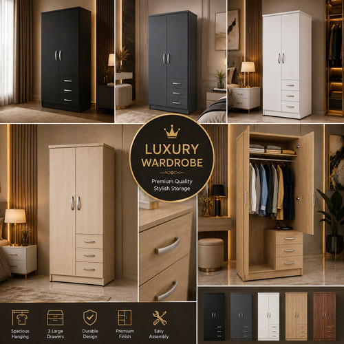 Door combi wardrobe with - wardrobe,